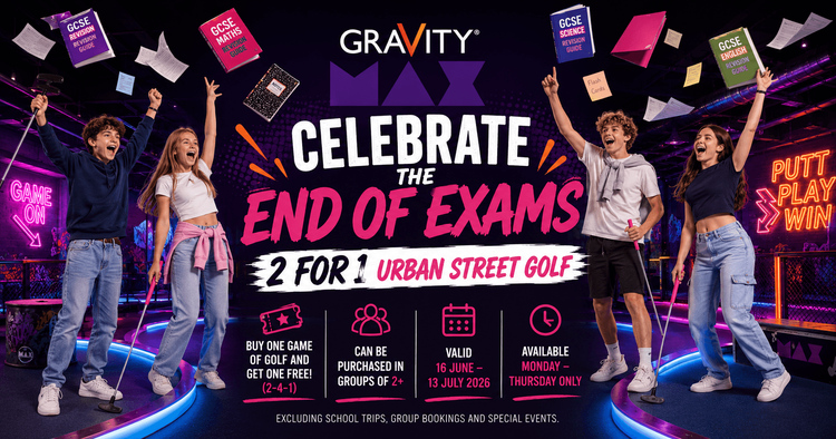 Celebrating end of Exams at Gravity MAX